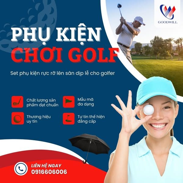 Rực Rỡ Đón Lễ Cùng Set Phụ Kiện Chơi Golf Đẳng Cấp Từ Goodwill